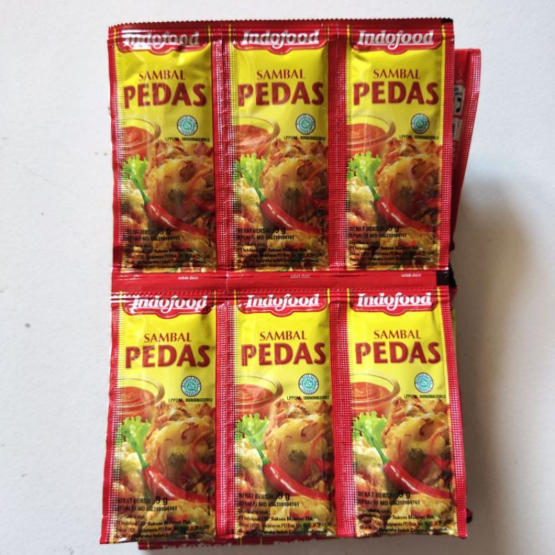 

INDOFOOD SAUS SAOS SAMBAL PEDAS/SACHET 9Gram