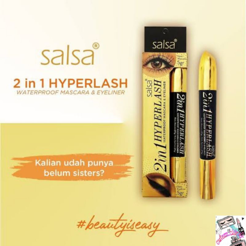 ☃Cutezz_Ching1☃Salsa 2In1 Hyperlash Mascara &amp; Eyeliner