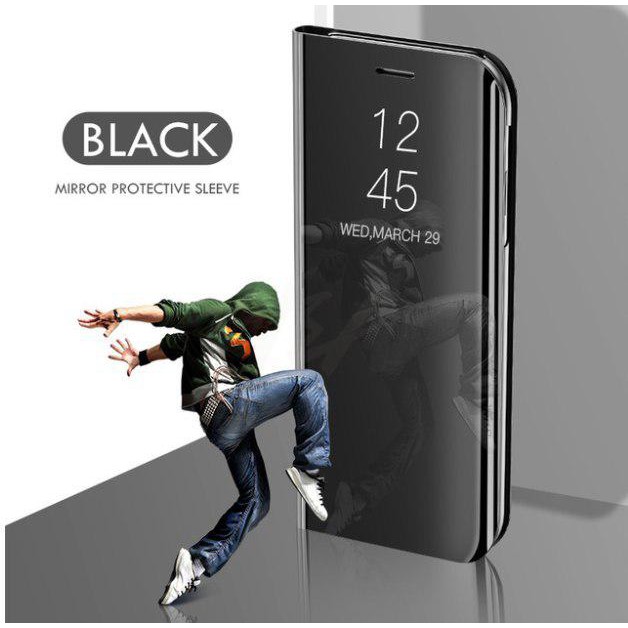 Casing Case Hp Xiaomi Mi9 SE Mi9 SE Clear View Standing Cover Case