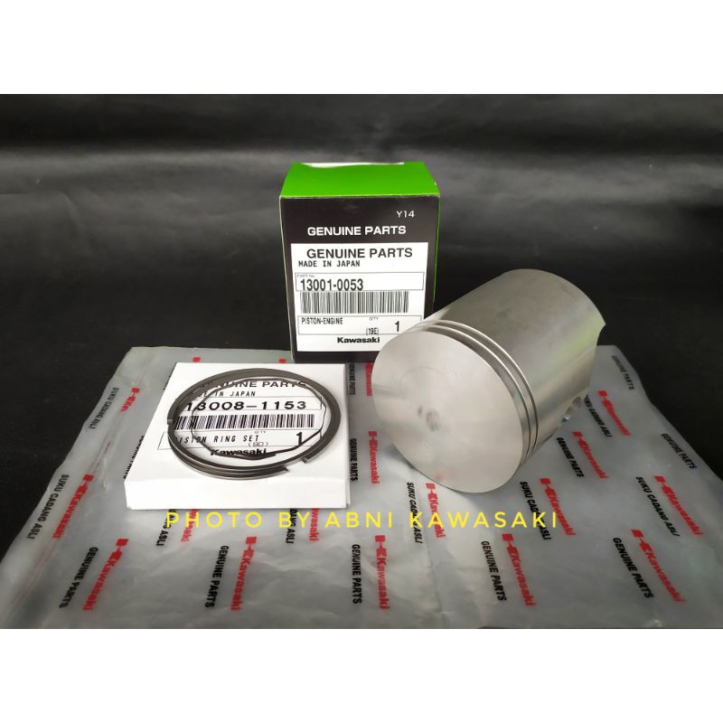 Piston + Ring Seher Ninja 150 RR CBU ZX Blok 1878 Ori Kawasaki