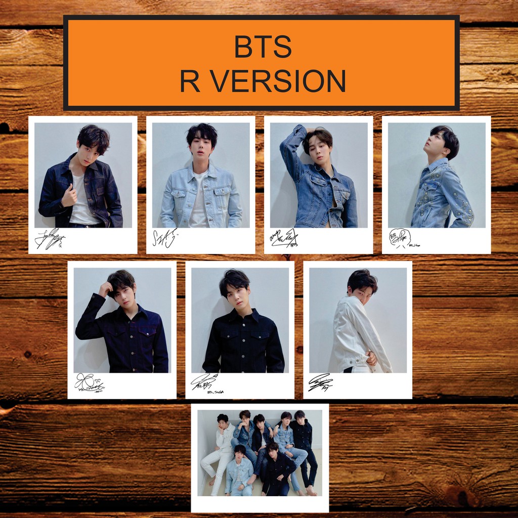 BTS TEARS SIGNED KPOP POLAROID