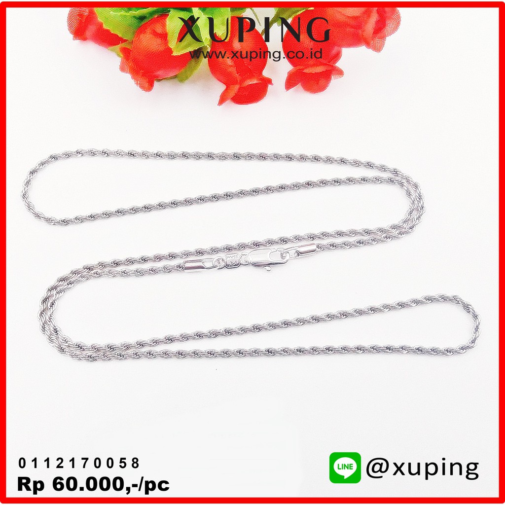 Xuping Kalung Silver Tambang 60 Cm 0112170058