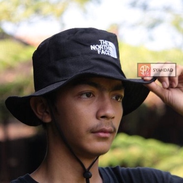 Topi rimba arei pria wanita outdoor topi gunung hiking tali distro