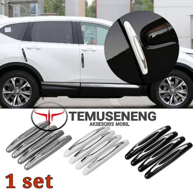 Grey Abu Car Door Guard Compact Karet Pelindung Pintu Mobil Pengaman Karet Tebal Lentur  Doorguard