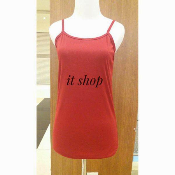 GOLDEN NICK  - SIZE XXL Jumbo Tanktop Cewe Tali Kecil Super XXL-3XL Tank Top Big Size  GN TALI KECIL XXL