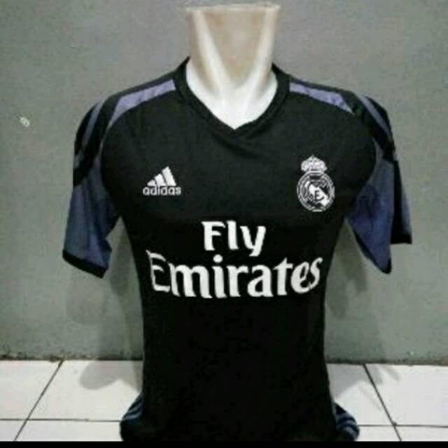 Jersey Grade Original Baju Bola Futsal Murah Real Madrid 3rd Third 2016 2017 Official