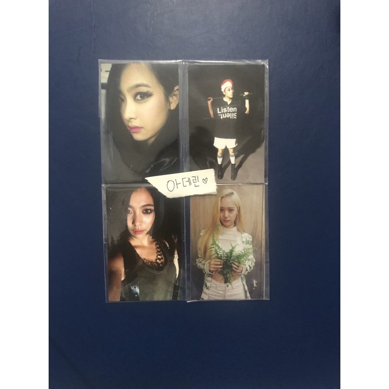 [BACA DESKRIPSI/CLEARANCE SALE] F(X) OFFICIAL PHOTOCARD PC RED LIGHT ERA VICTORIA AMBER LUNA KRYSTAL