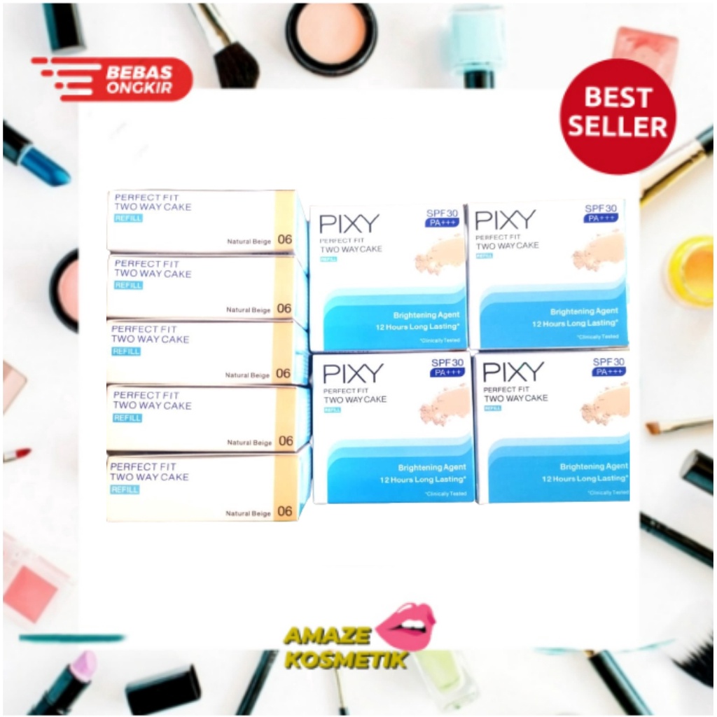 PIXY REFILL UV WHITENING TWO WAY CAKE PERFECT FIT / BEDAK PADAT