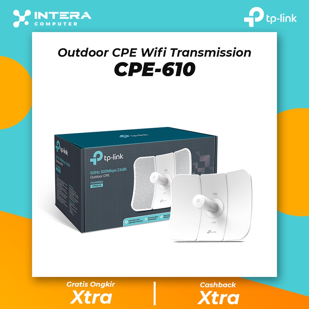 Access Point TP-Link CPE610 Outdoor 5GHz 300Mbps - TPLink CPE 610