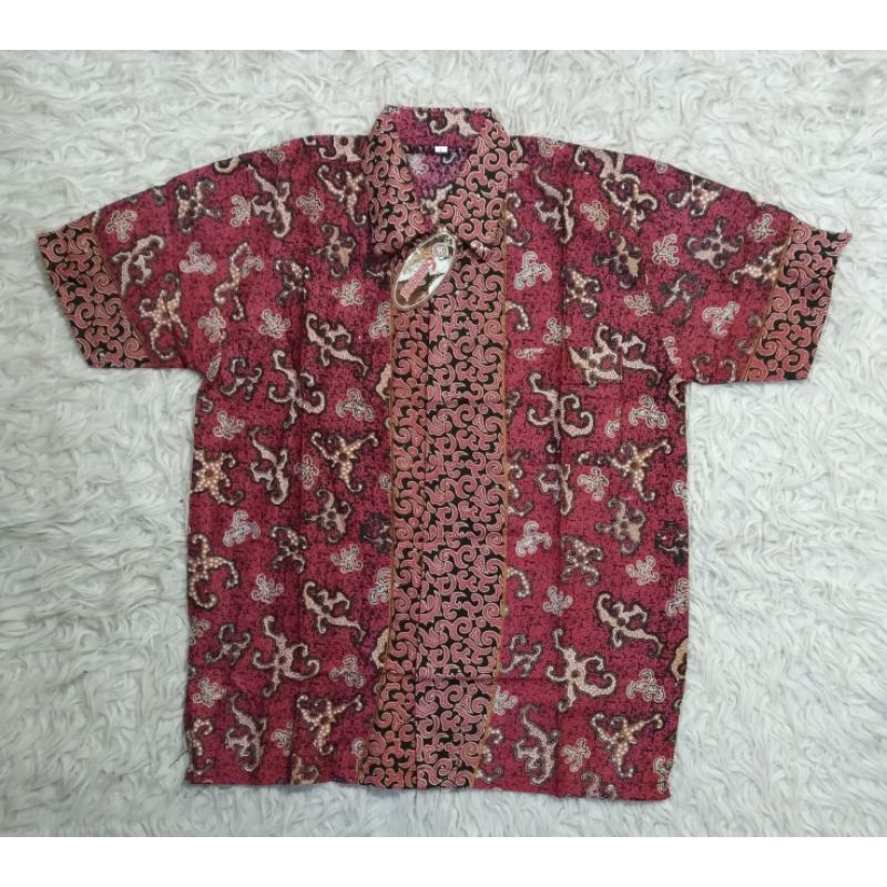 baju batik pria lengan pendek terbaru