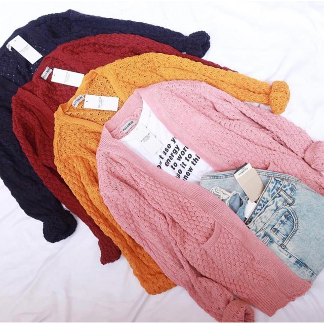 POPCORN CARDIGAN / CARDI RAJUT