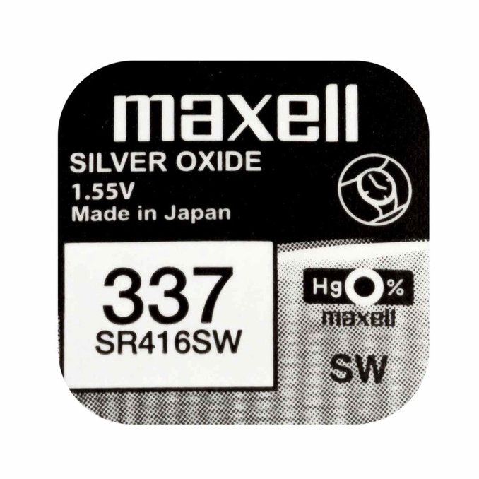 Baterai Maxell 337 SR416SW 416 MUrata 337 SR416 416SWBatre Maxell 337 Original