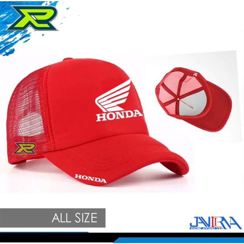 topi trucker topi motor Honda racing ahass