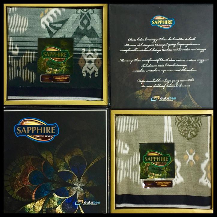 Sarung Tenun Sapphire Jacquard