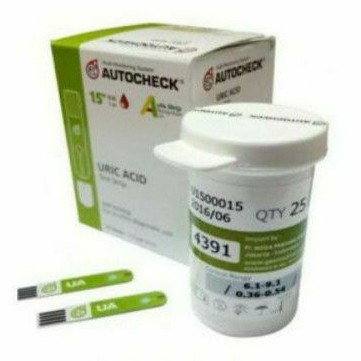 Strip asam urat autocheck 25 pcs