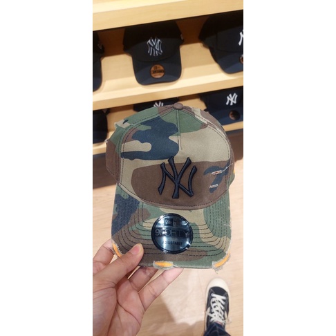 New Era Cap NY Yankees Cotton Damage Camo