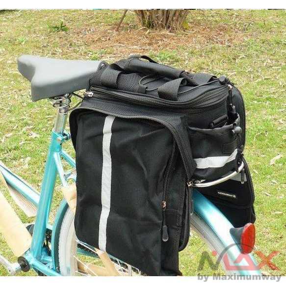 Tas Sepeda Bicycle Rear Carrier Bag tas belakang besar box anti air waterproof elektrik MTB lipat