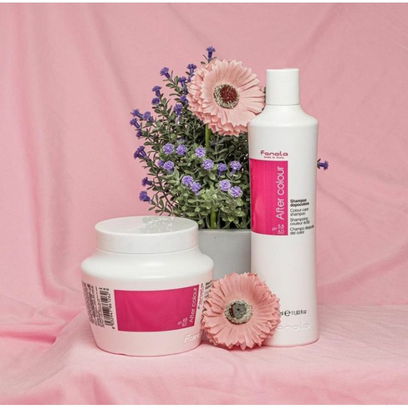 fanola shampoo dan masker after colour
