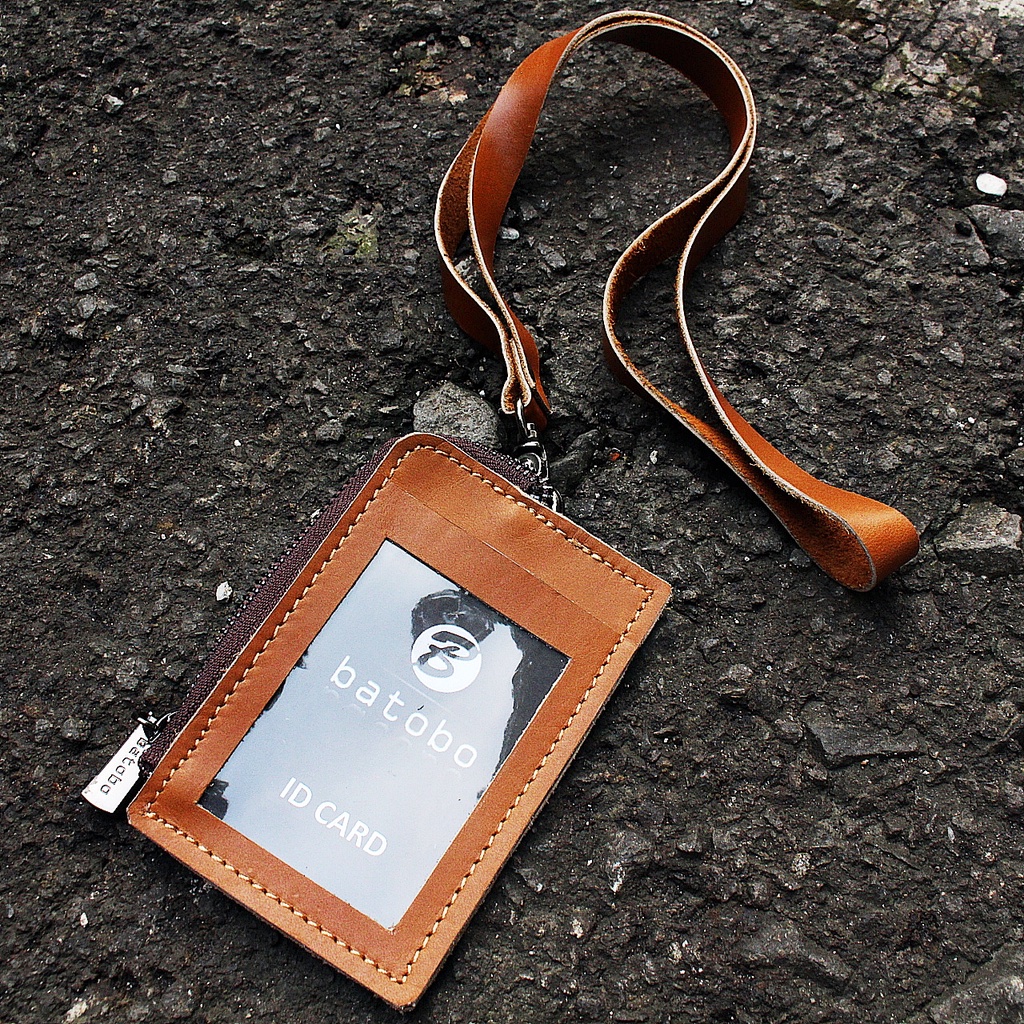 

ID Card Holder Kulit Asli Name Tag B001536 Batobo terbaru