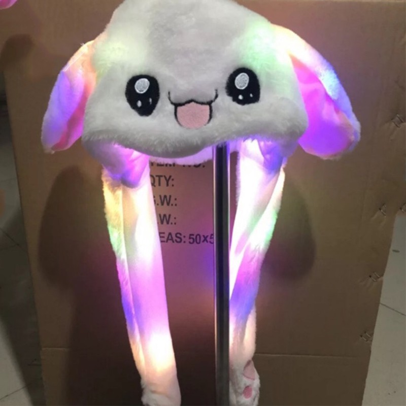 Bunny hat KPOP  Berlampu LED Rabbit unicorn Pikachu Hat 