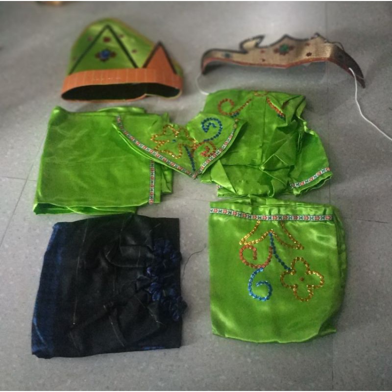 Setelan Couple Baju Adat Anak Manado Usia TK, SD, SMP