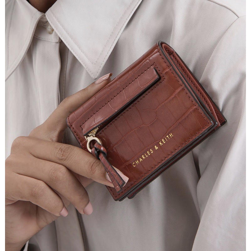 Dompet Wanita Ck Button Card Holder