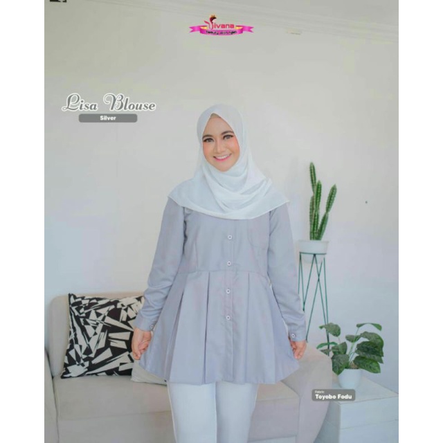 LISA BLOUSE by sivana hijab ready XL