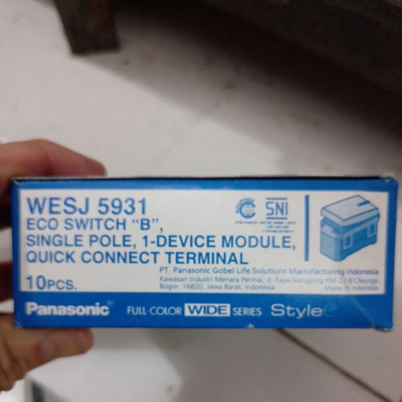 panasonic mata saklar wej 5531