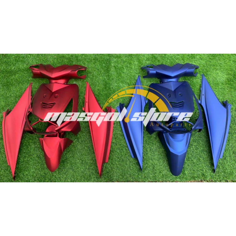 body motor mio.. Cover Body Full Halus Beat Karbu Merah Doff - Hitam Doff - Biru Doff - Silver Doff 