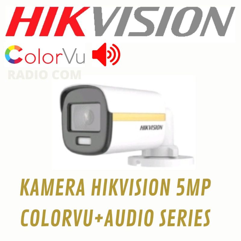 KAMERA CCTV HIKVISION COLORVU+AUDIO FUL COLOR SIANG MALAM BERWARNA