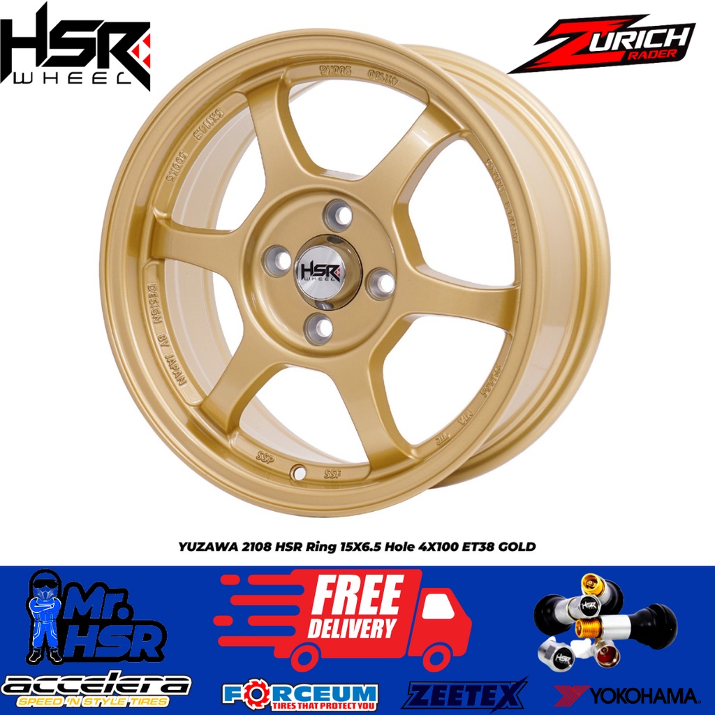 Jual PROMO VELEG HSR PALANG RING 15 TYPE YUZAWA VELG MOBIL TE37 R16 ...