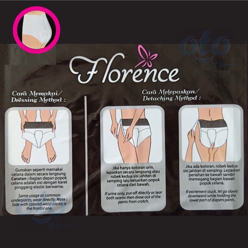 Pembalut celana isi 2 pcs - Florence