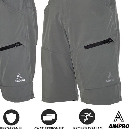 ♡ Celana Gunung Ringan Celana Pendek Hiking Trekking Outdoor Quickdry AIMPRO ۩