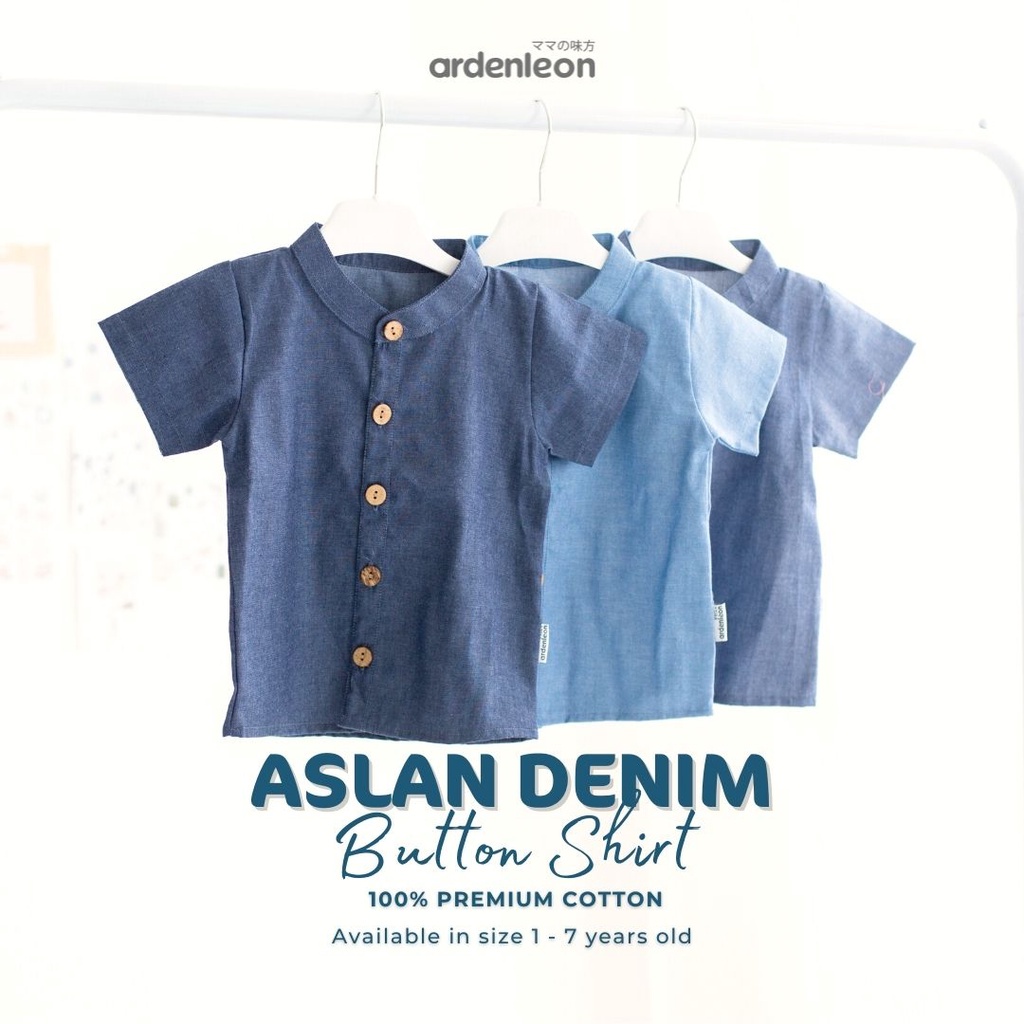 Ardenleon Denim Aslan Atasan Anak (1-7 Yr)