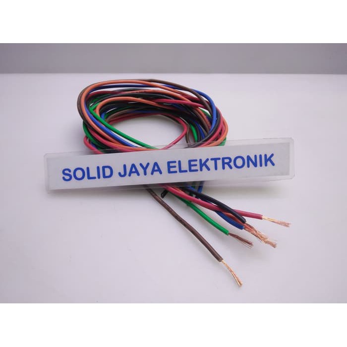 KABEL TUNGGAL AWG 0.75 MM NYAF KABEL SERABUT PERDANA TEMBAGA ASLI KABEL ELEKTRONIK KABEL RAKIT