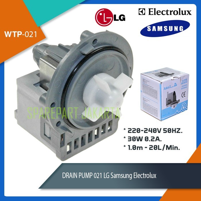 Drain Pump mesin cuci electrolux ..