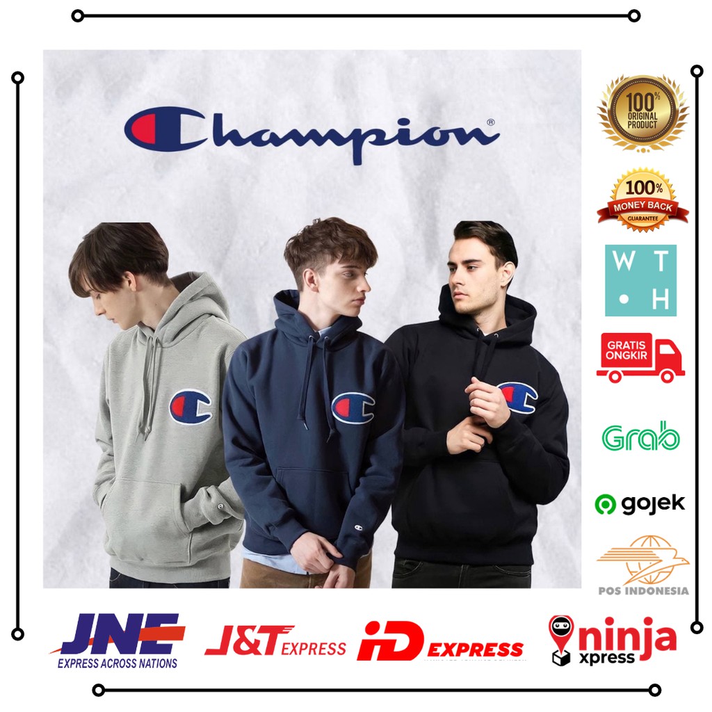 Hoodie Champion Big Logo C Original