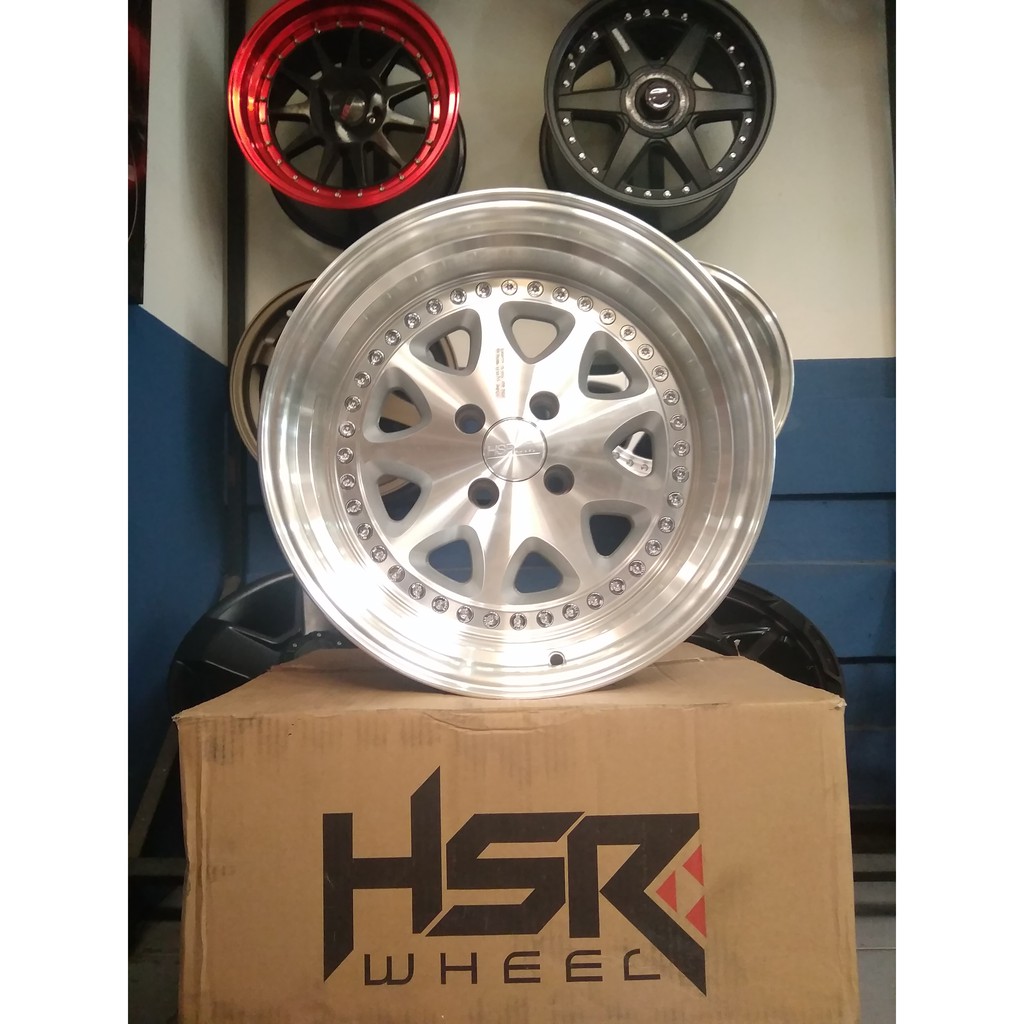 Velg Mobil Ring 16 HSR BAVARIA JD9016 Silver Machine Face