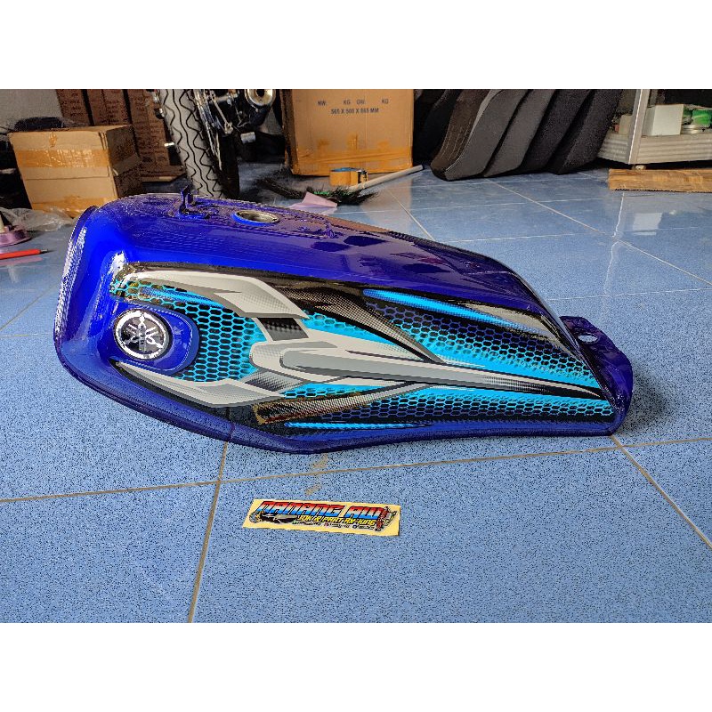 Tangki Rx king 2007 biru lokal
