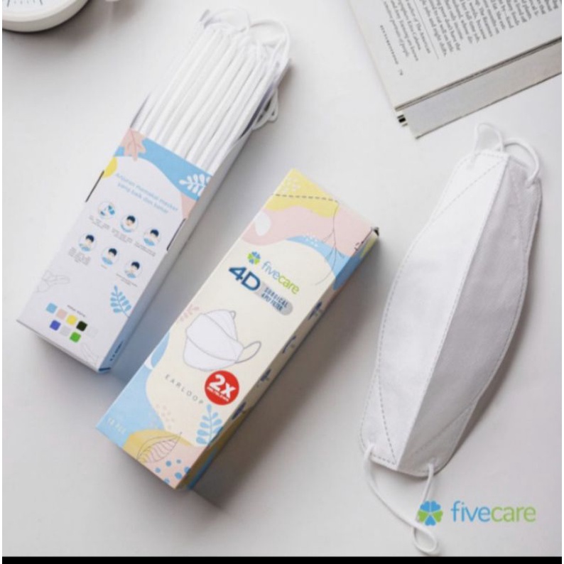 Masker Fivecare 4D Surgical 4 Ply