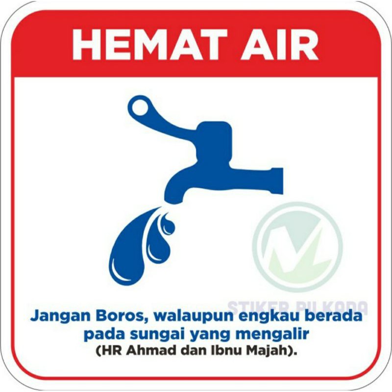 

STIKER VINYL HEMAT AIR 15x15CM