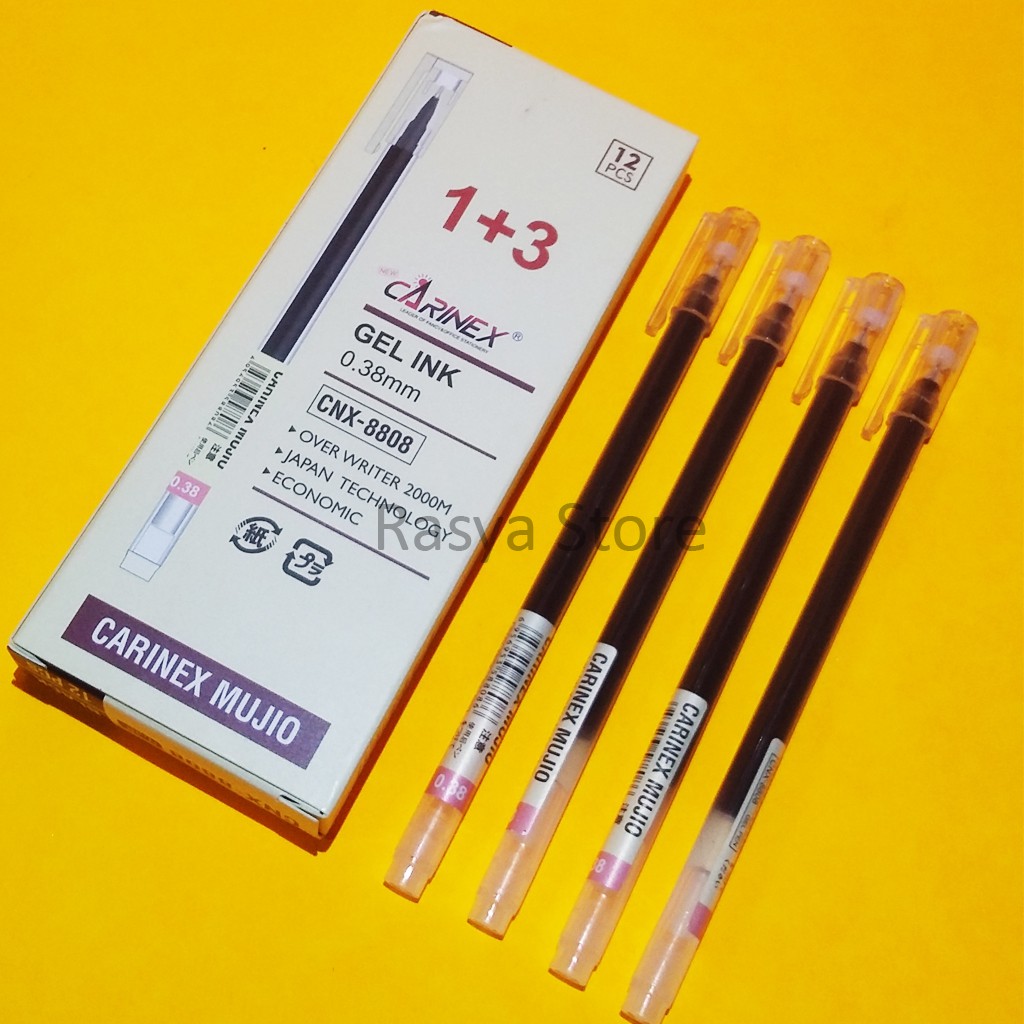 

Pulpen Gel Tinta Hitam Carinex Mujio