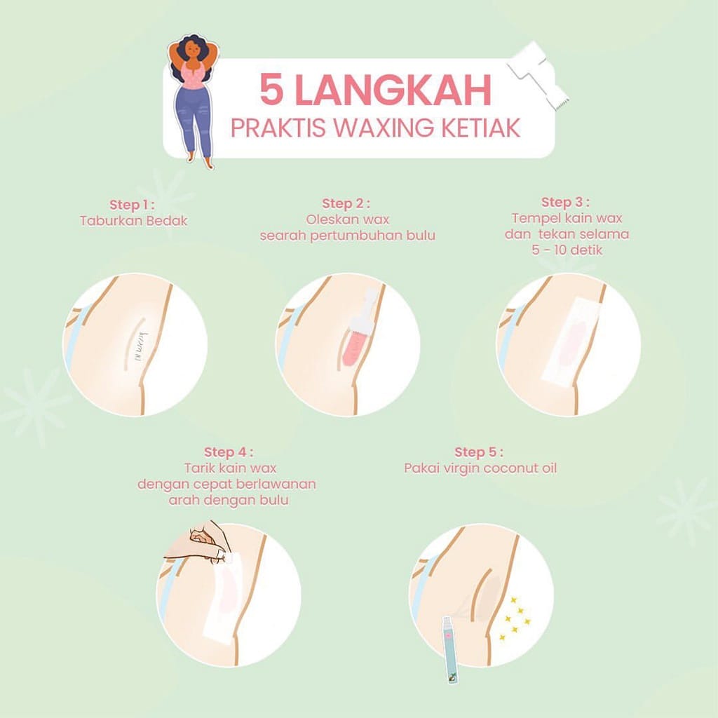 MIRAEL SUGAR WAXING KIT HAIR REMOVAL PENGHILANG / PENCABUT BULU RAMBUT