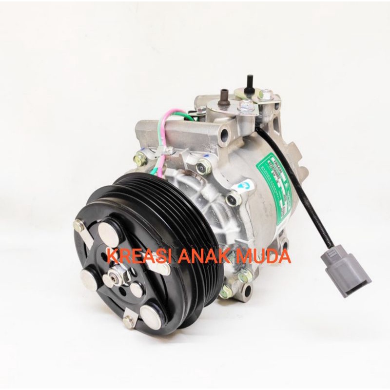 KOMPRESOR HONDA JAZZ LAMA HONDA NEW CITY COMPRESOR AC ASLI SANDEN ORIGINAL