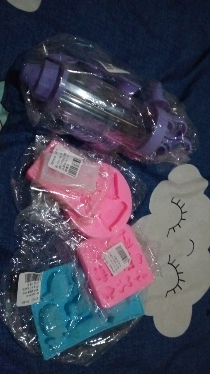 Cetakan Kue / Fondant Bahan Silikon Warna Putih