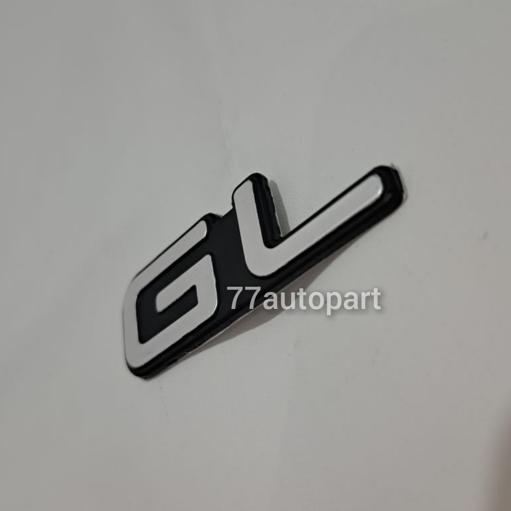 emblem logo mobil tulisan gl untuk corolla