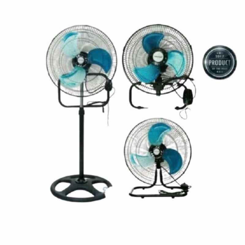 (Cod) Aoyama Kipas Angin 3in1 18 Inch Besi Tornado Terlaris
