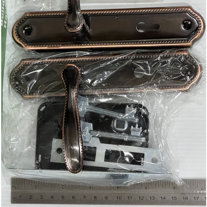 Handle Gagang Kunci Pintu Kecil Model Lama Mortise Door Locks Set TOP