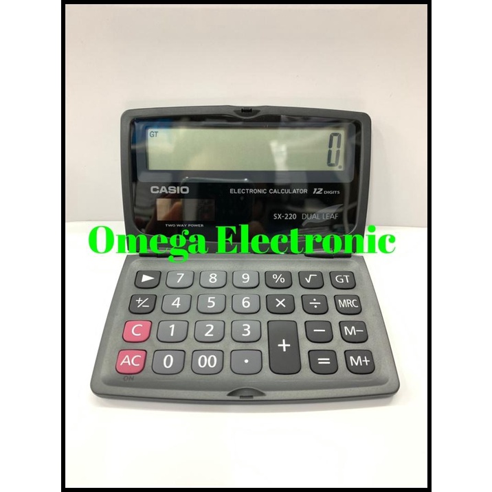 

Casio Calculator Sx-220 - Kalkulator Saku Pocket Sx 220 Dual Leaf