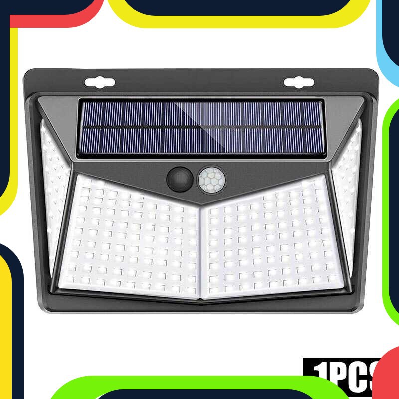 Bayar Ditempat AMARYLLIS Lampu Solar Panel Sensor Gerak 208 LED 1 PCS - 1999XYX